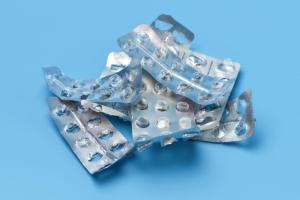 Pillenstrips leeg