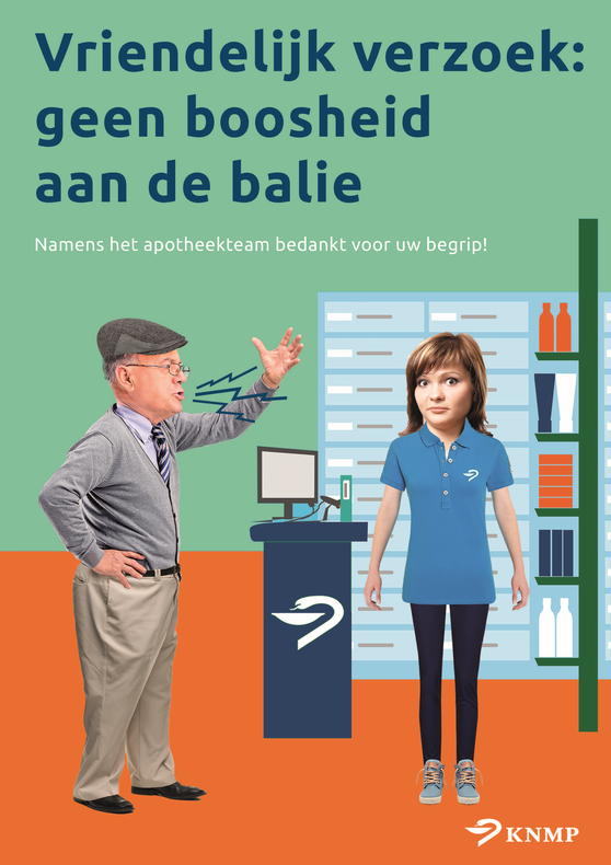 Geen boosheid aan de balie