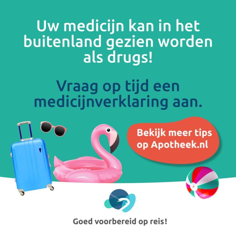 Social media banner Goed voorbereid op reis