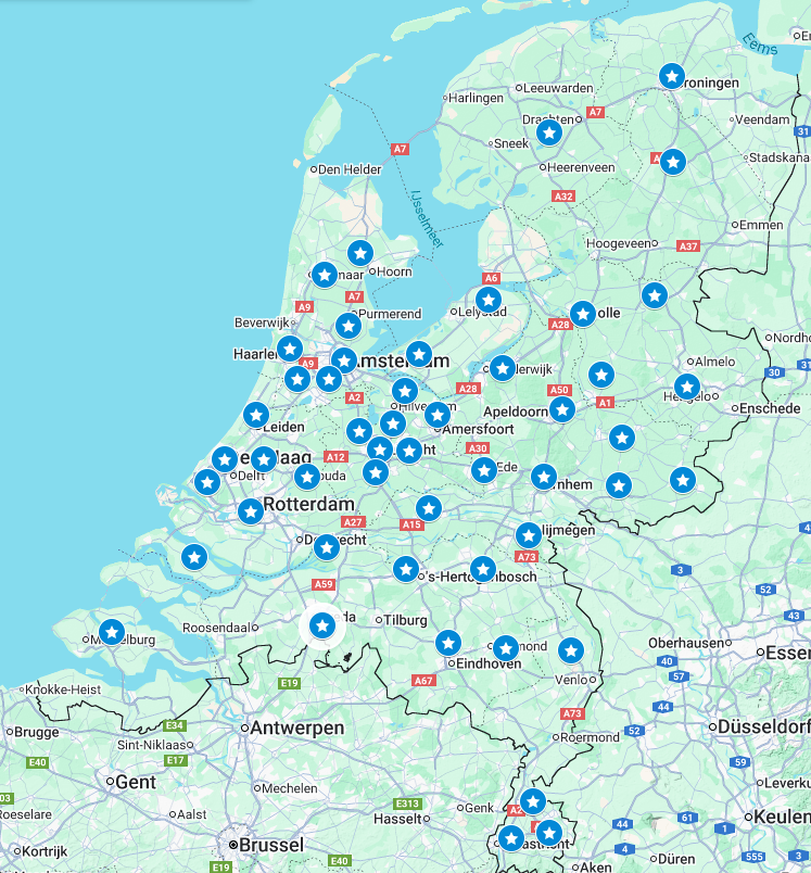 Overzicht regionale apothekersorganisaties