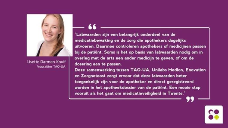 Voorzitter TAO over labwaarden